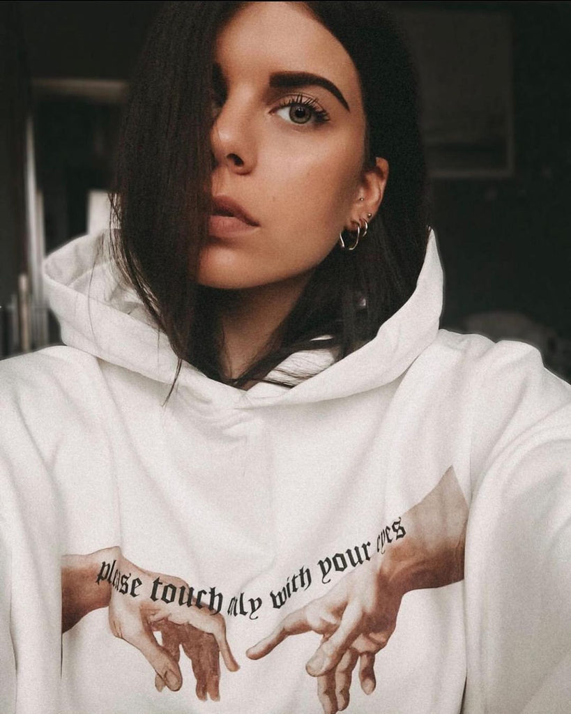 Please Touch Only With Your Eyes Hoodie