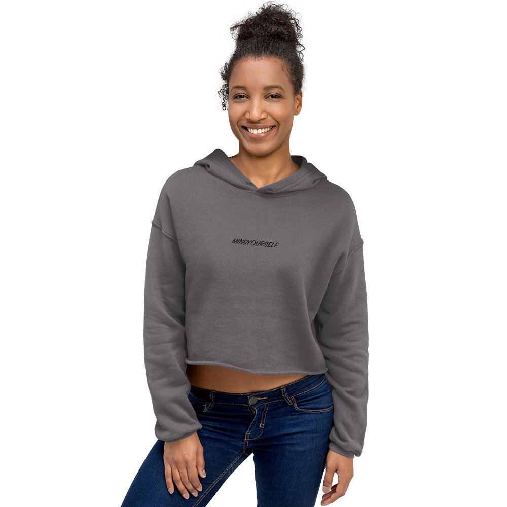 MindYourself. Women's Cropped Hoodie