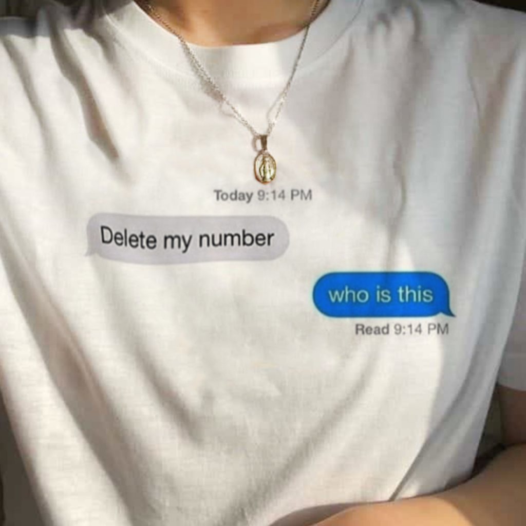 Delete My Number T-shirt