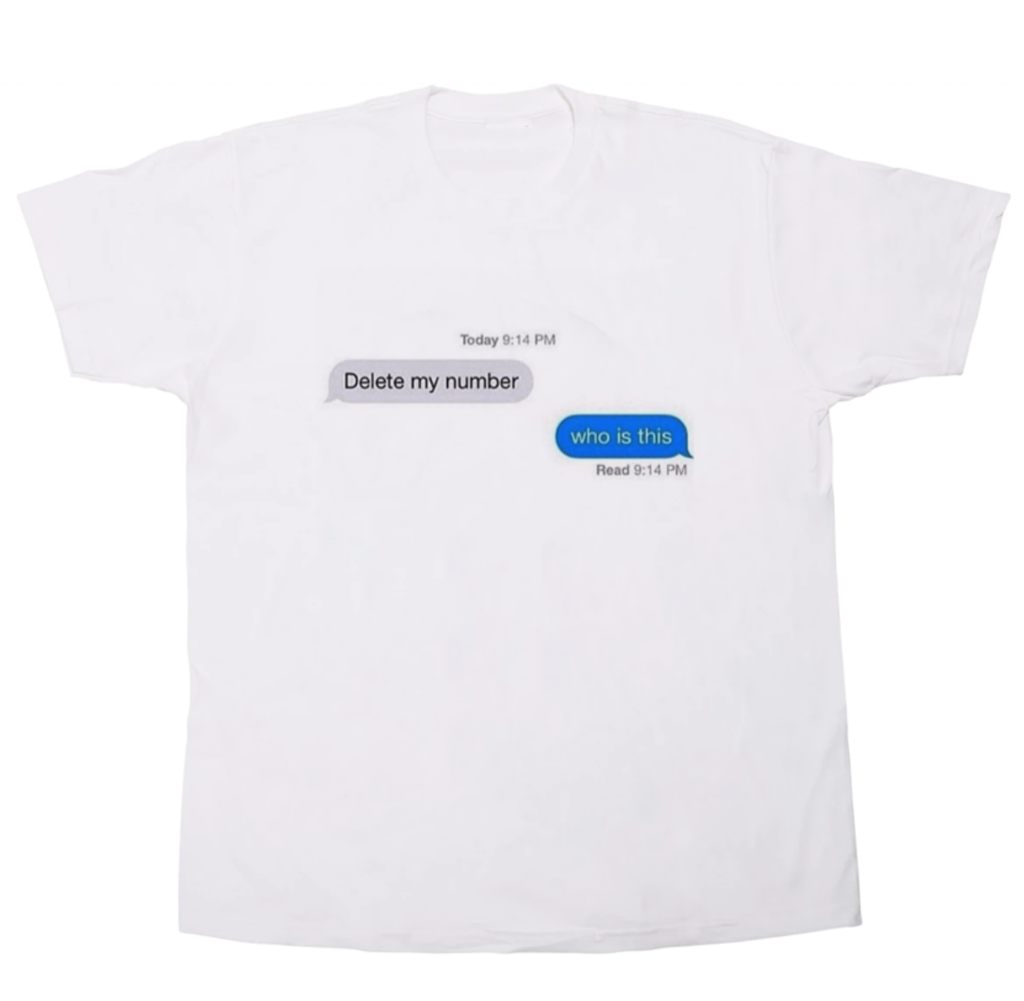 Delete My Number T-shirt