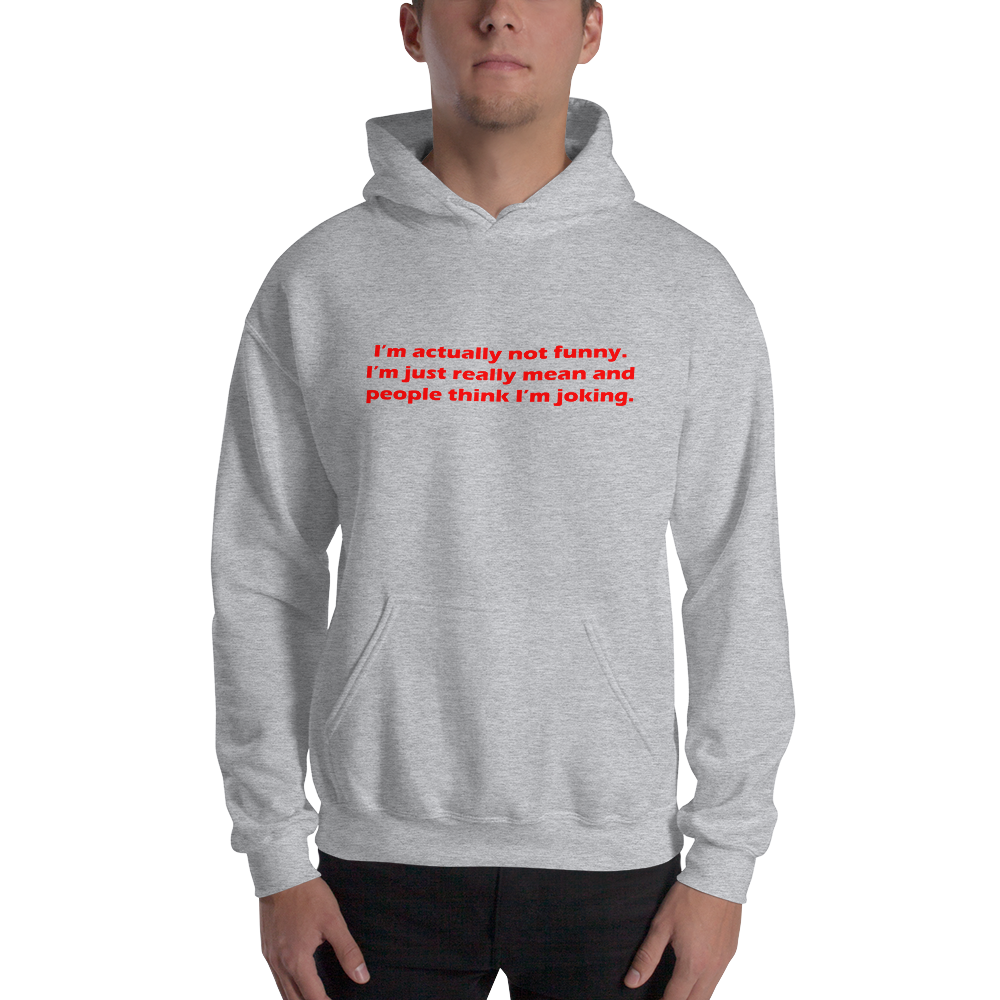 I'm Actually Not Funny Hoodie