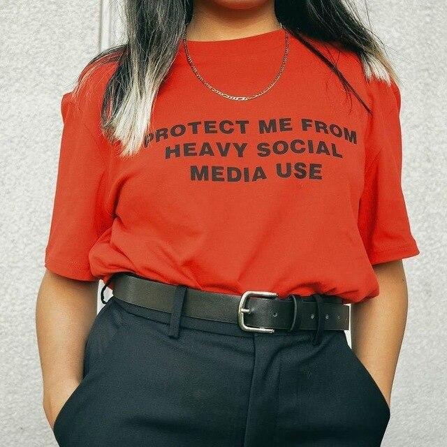 Protect Me From Heavy Social Media T-shirt